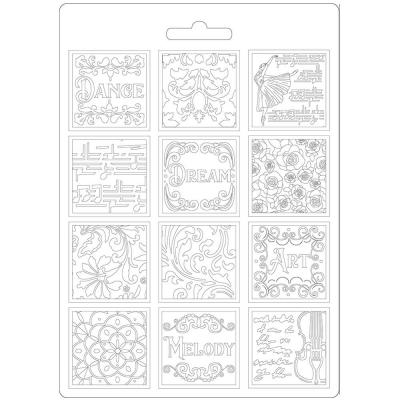 Stamperia Soft Mould - Patchwork Music